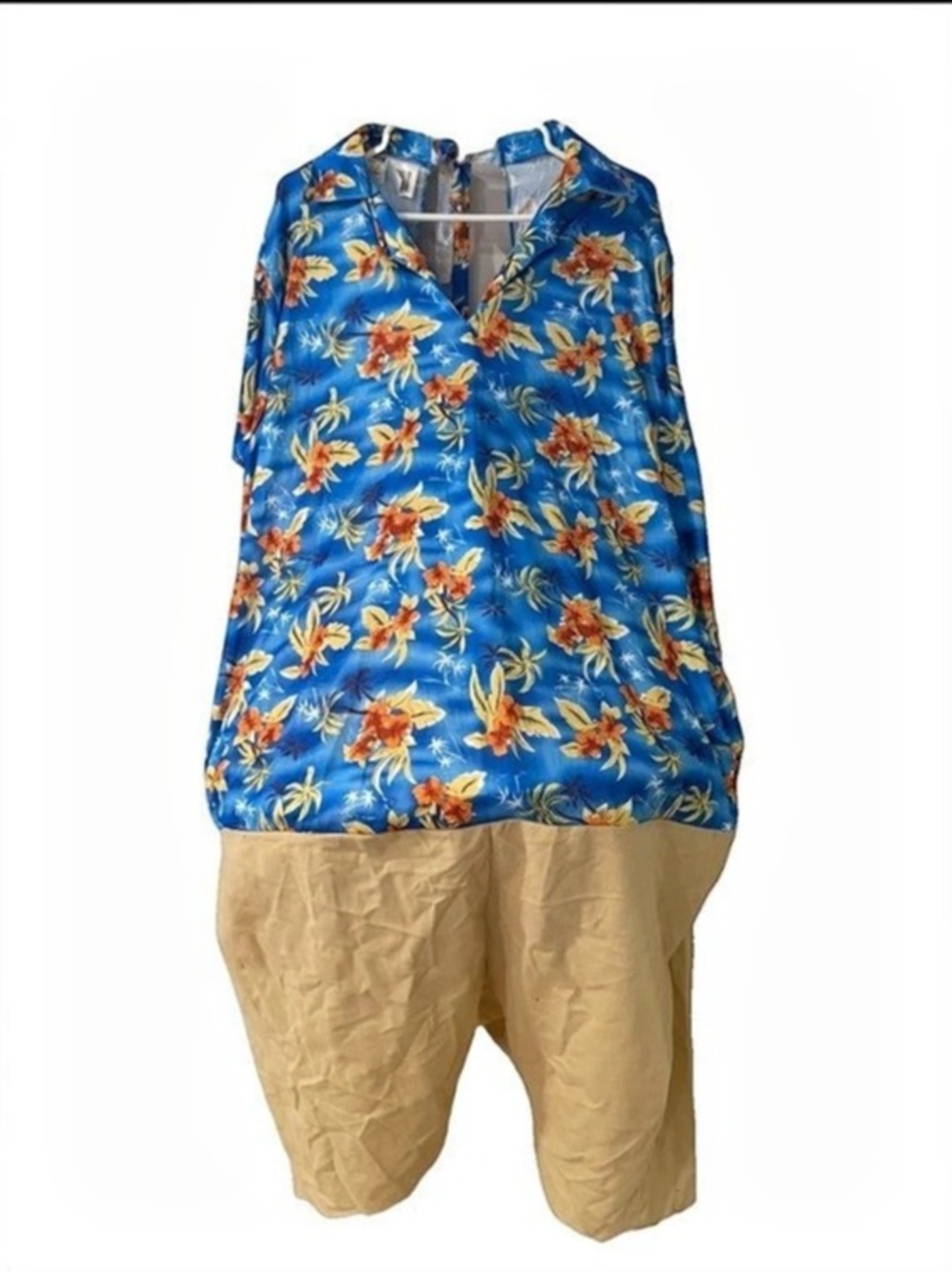 Tacky Tourist Floral Adult Halloween Costume   Unisex One Size Fits Most